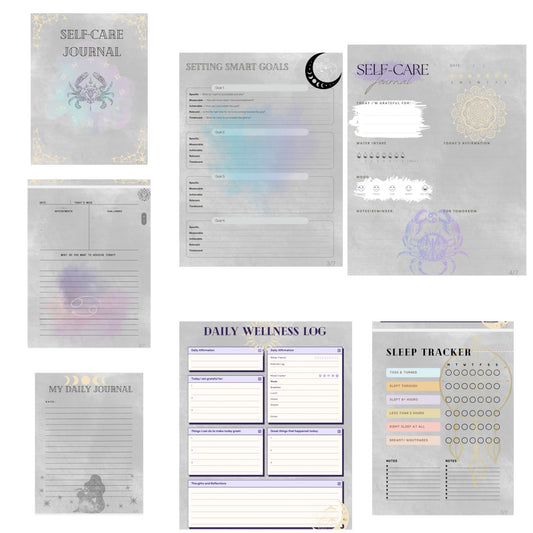 Self-Care Journal (Zodiac cancer edition)