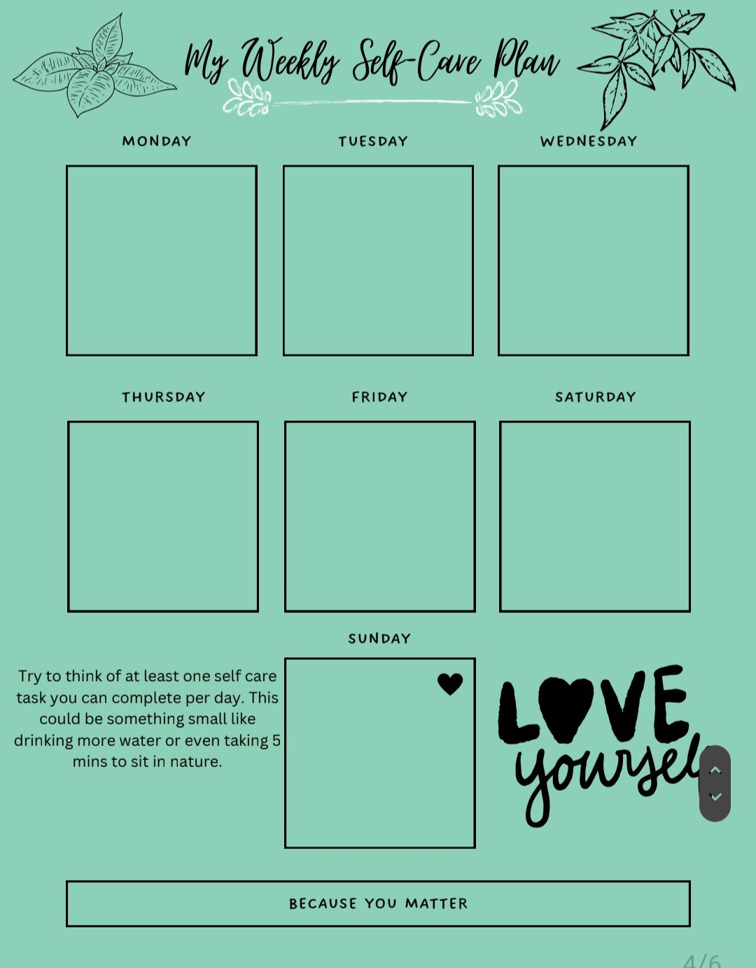 Self-Care Journal