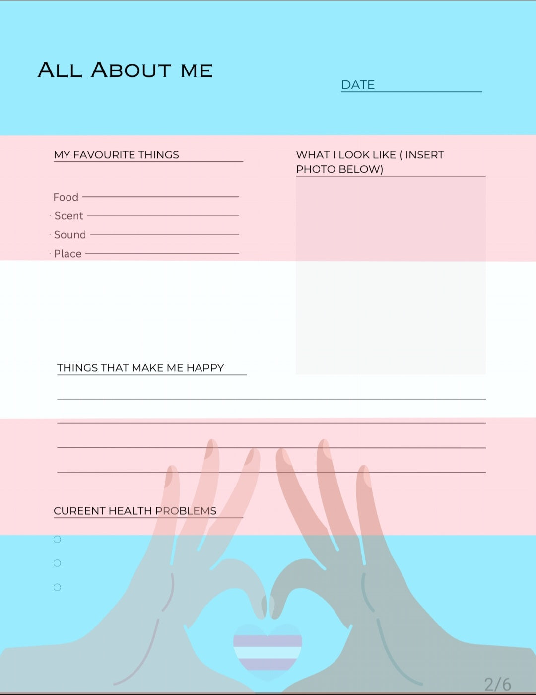 Self-Care Journal (Trans Pride Edition)