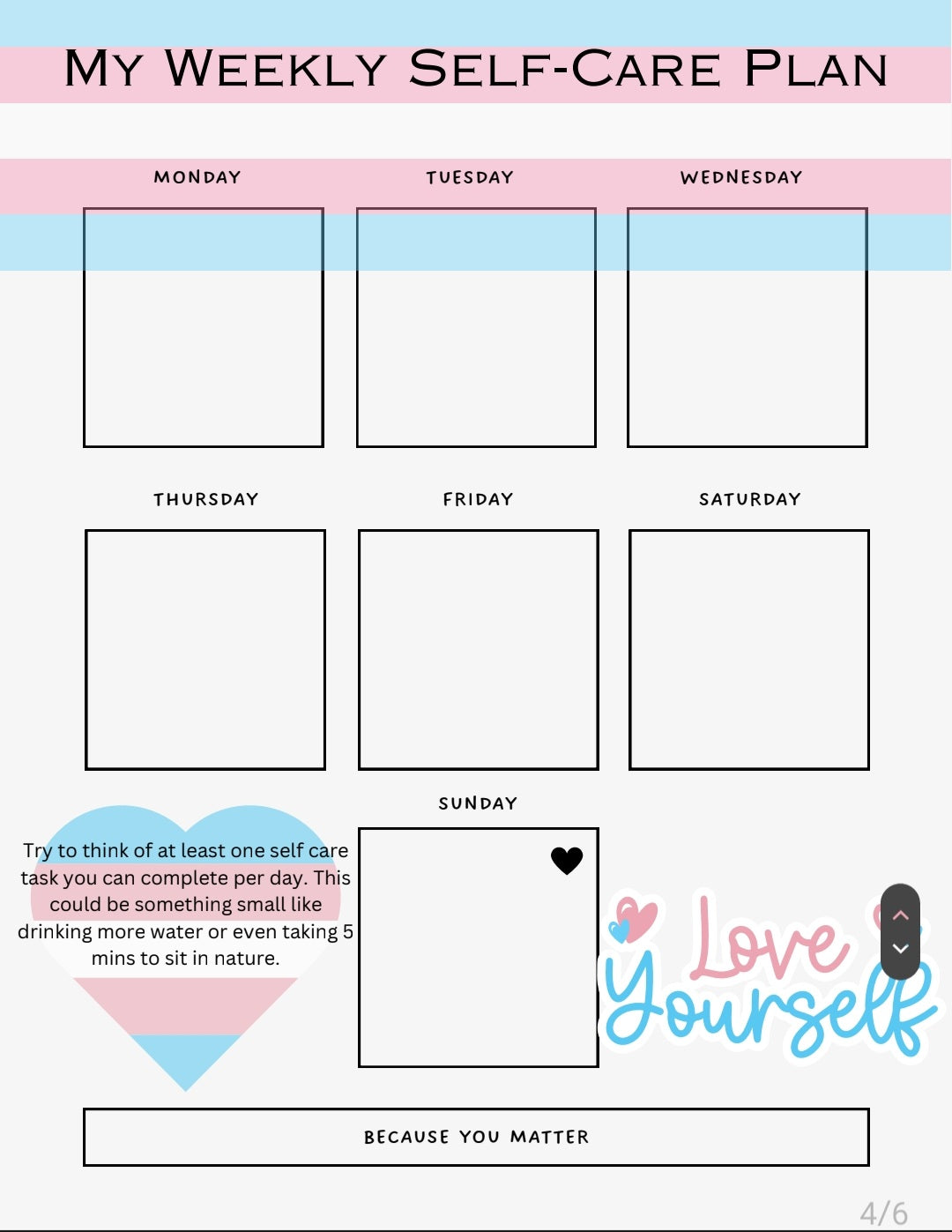 Self-Care Journal (Trans Pride Edition)