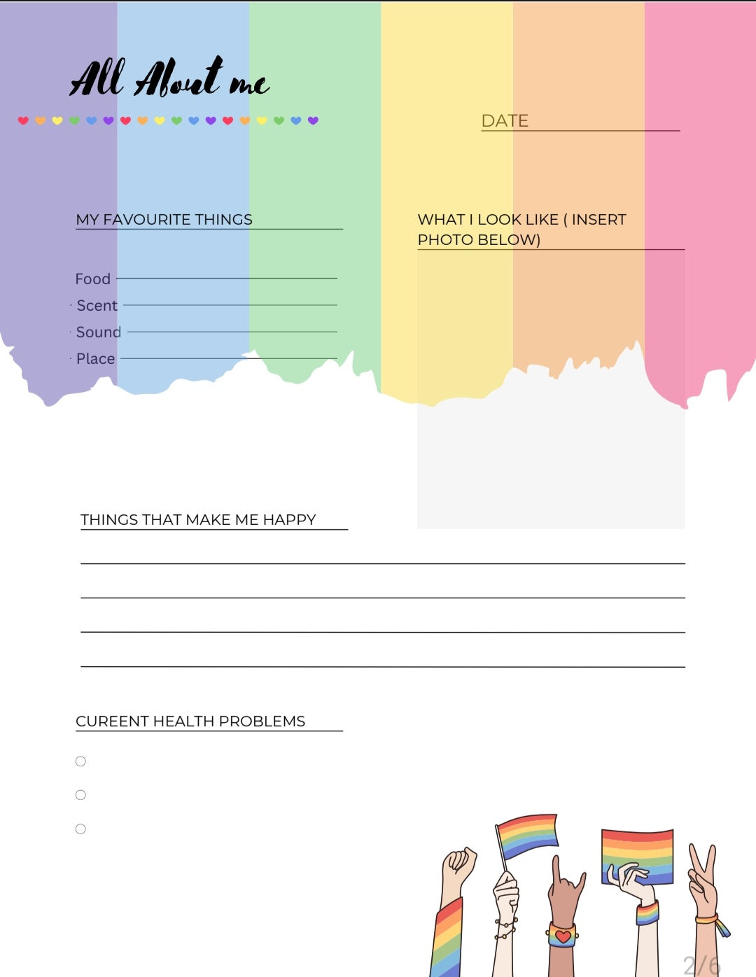 Self-Care Journal ( Pride edition)