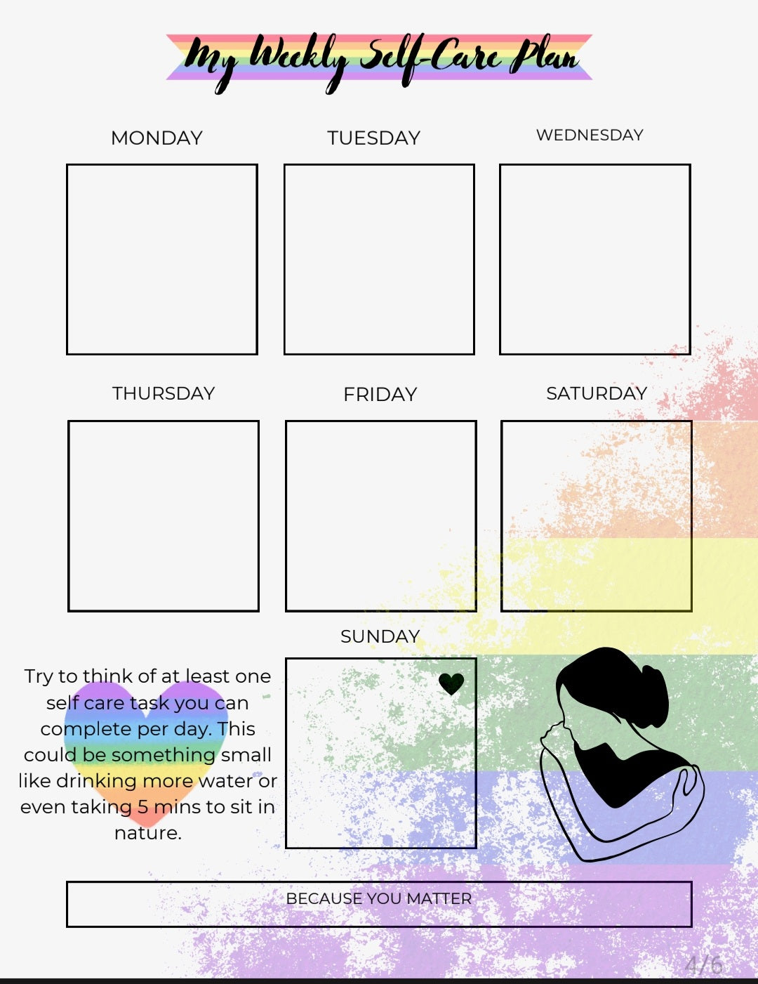 Self-Care Journal ( Pride edition)