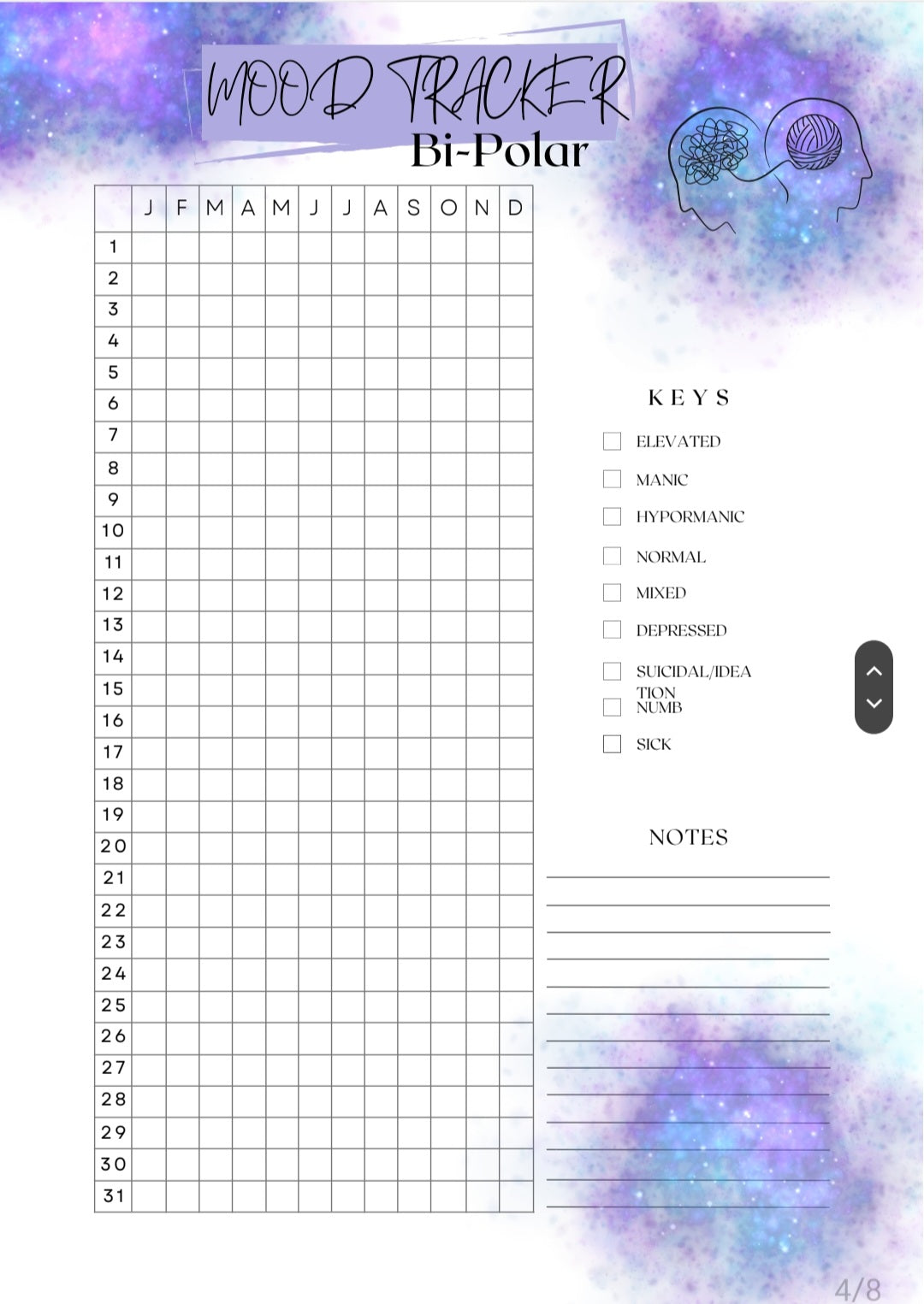 A Journal for people with Bi-Polar