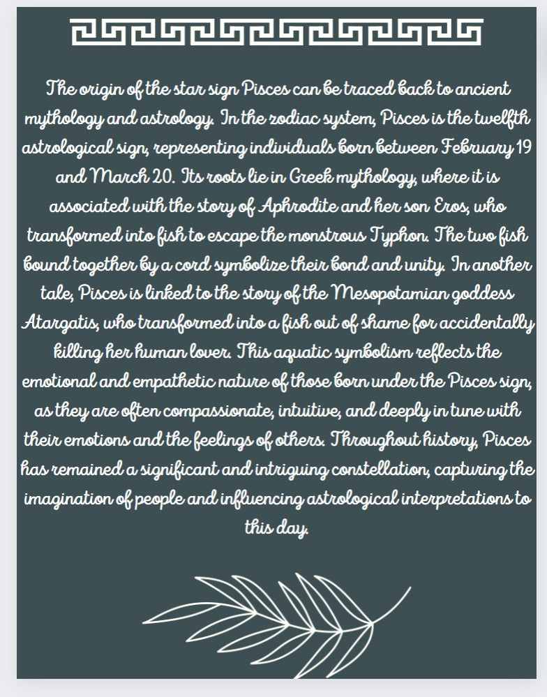 A little book about Pisces